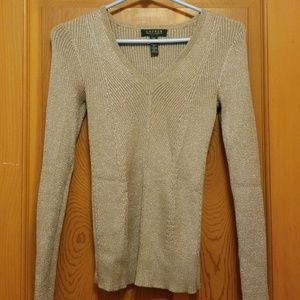 Ralph Lauren Silver Sweater, Size PXS